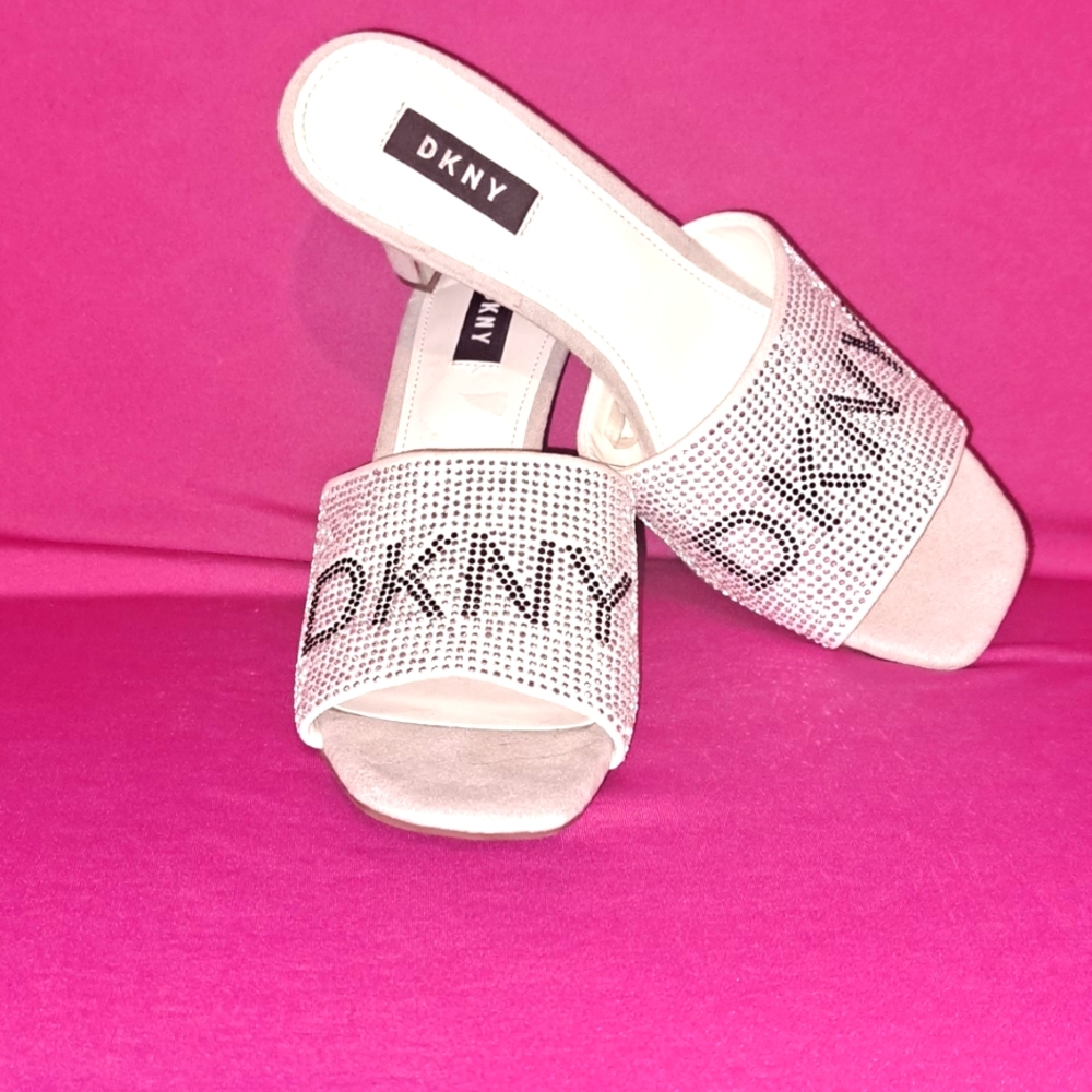 DKNY Open-Toe Mules